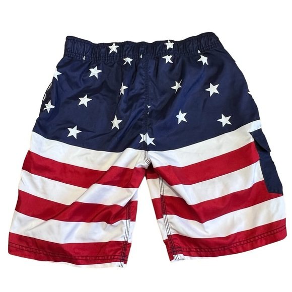 BioWorld - Mens American Flag Swim Shorts Sz. LG - Picture 5 of 5